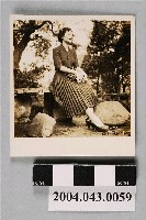 藏品(女子坐姿獨照)的圖片