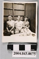 藏品(2名男子與1名女子合影)的圖片