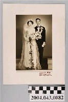 藏品(臺北市世界照相館拍攝結婚照)的圖片