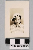藏品(戴帽女子獨照)的圖片