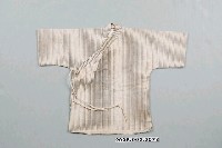 藏品(灰棉條紋曲領交襟童衣)的圖片