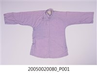 藏品(粉紫細格紋大襟女衫)的圖片