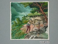 藏品(陳建年《青年奉米給老人》)的圖片