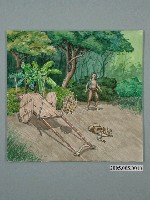 藏品(陳建年《掛在牛車背包有百步蛇》)的圖片