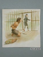 藏品(林順道《少女丟刀給馬糾糾》)的圖片