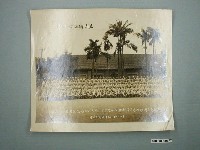 藏品(臺灣省臺北縣防護總隊新莊大隊二重中隊全體幹部隊員參加檢閱合影記念照片)的圖片