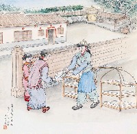 藏品(黃金田繪《賣豆腐的姑娘》)的圖片