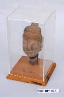 藏品(清代泉州製作的原鄉傀儡戲偶頭之鬚文)的圖片