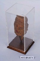 藏品(清代泉州製作的原鄉傀儡戲偶頭)的圖片