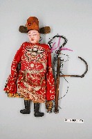 藏品(傀儡戲之生角戲偶著紅色蟒袍)的圖片