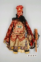 藏品(傀儡戲之淨角戲偶著紅色蟒袍)的圖片