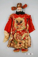 藏品(傀儡戲之淨角戲偶著紅色蟒袍)的圖片