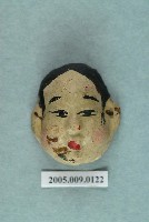 藏品(土黏香戲偶人面偶頭半成品)的圖片