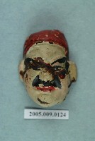 藏品(土黏香戲偶人面偶頭半成品)的圖片