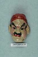 藏品(土黏香戲偶人像偶頭半成品)的圖片