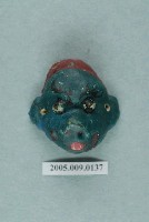 藏品(土黏香戲偶青面豬像偶頭半成品)的圖片