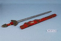 藏品(子弟戲兵器附劍鞘木製帶柄劍)的圖片