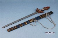 藏品(子弟戲兵器附劍鞘木製帶柄劍)的圖片