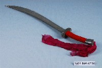 藏品(子弟戲兵器金屬製帶柄刀)的圖片