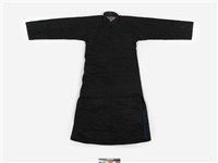 藏品(黑棉質大襟男長袍)的圖片