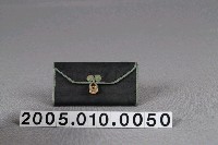 藏品(梯形蓋片黑布三折錢袋)的圖片