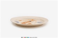 藏品(彩繪蝦紋盤)的圖片