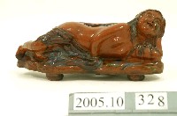 藏品(南投窯褐釉裸女花盆)的圖片