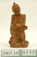 藏品(紅陶素燒羅漢像)的圖片