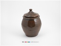 藏品(醬釉帶蓋罐)的圖片