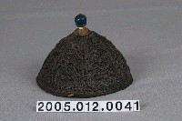 藏品(雜寶紋編織瓜皮帽)的圖片