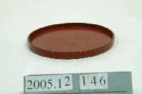 藏品(朱漆素面圓盤)的圖片
