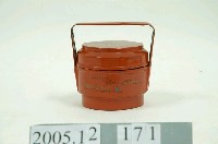 藏品(珠漆描金山水人物𣛮籃含上蓋)的圖片