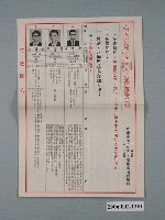 藏品(臺南市六屆省議員、第八屆市長、第九屆市議員選舉市務所編印《臺南市六屆省議員　第八屆市長　第九屆市議員選舉選舉公報》)的圖片