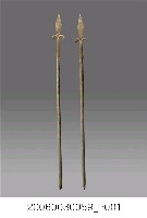 藏品(梧棲大庄宋江陣鎗一對)的圖片