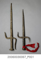 藏品(宋江陣兵器鐵尺一對)的圖片