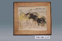 藏品(支那事變陸軍大臣賜竹内栖鳳皇居畫匾)的圖片