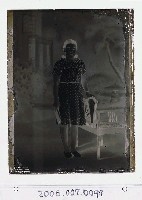 藏品(女子獨照玻璃底片)的圖片