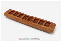 藏品(長條板單面雕八枚長方錠形糕印)的圖片