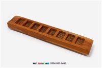 藏品(長條板單面雕八枚長方錠形糕印)的圖片