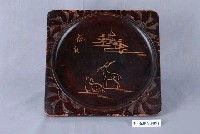 藏品(木胎棕色漆內地視察紀念方盤)的圖片