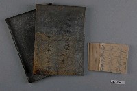 藏品(藥局文物：藥品小賣價格表墨綠色一大盒)的圖片