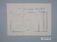 藏品(昭和8年大埔製糖所簽核鄭炎與蔡其祿等人旅費收入傳票)的圖片