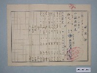 藏品(嘉義市坤株式會社施合發商行出張所給鄭炎請求書)的圖片