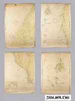 藏品(〈臺灣省近海漁業水道圖〉4幅)的圖片