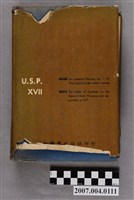 藏品(美國藥典公約出版《美利堅合眾國藥典》1965年第17次修訂版)的圖片