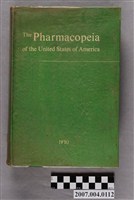藏品(美國藥典公約出版《美利堅合眾國藥典》1970年第18次修訂版)的圖片