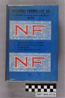 藏品(美國製藥協會出版《國家配方》1975年第14版)的圖片