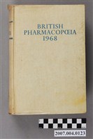 藏品(醫務委員會出版《英國藥典》1968年版)的圖片