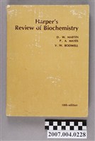 藏品(大衛·W·馬丁等著《Harper's生物化學複習》第18版)的圖片