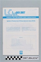 藏品(島津高效液相層析儀光電二極體排列UV-VIS分光檢知器SPD-M1A應用數據表)的圖片